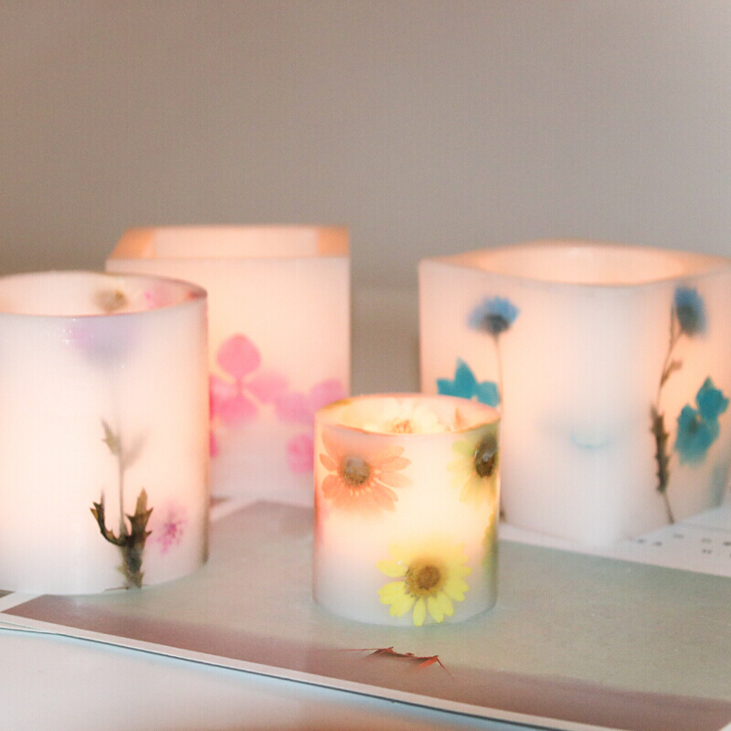 Ceramic Candle Vessel - Windproof Wax Cup Acrylic Mold Hollow