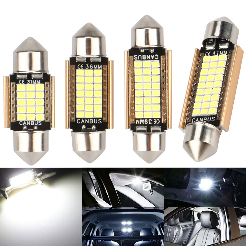 Interior Design Intern - 4pcs C5W LED Car Light Bulb