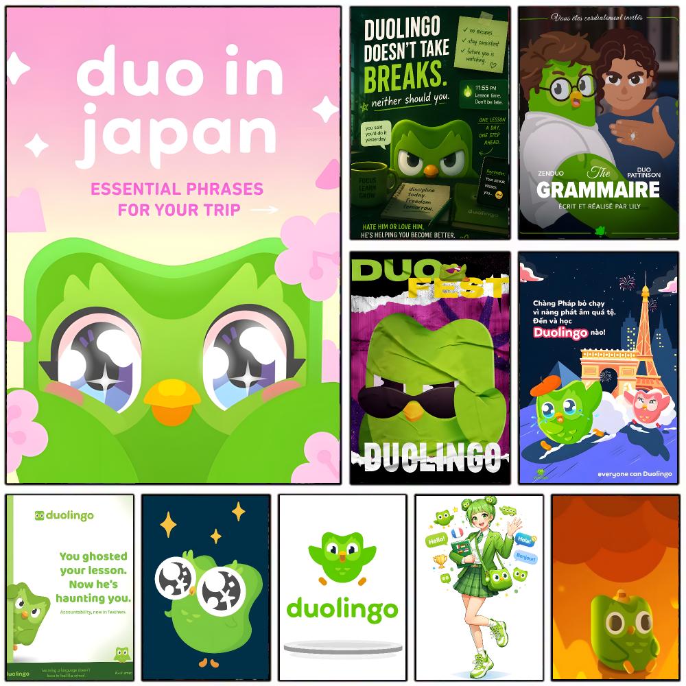 Interior Design Language - Language App D-duolingo Poster Modern Home