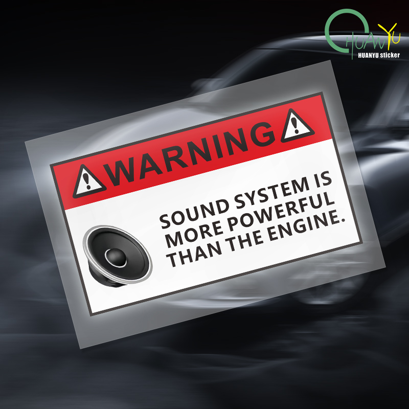 Interior Design Intern - for Funny Sound System Warning Sticker