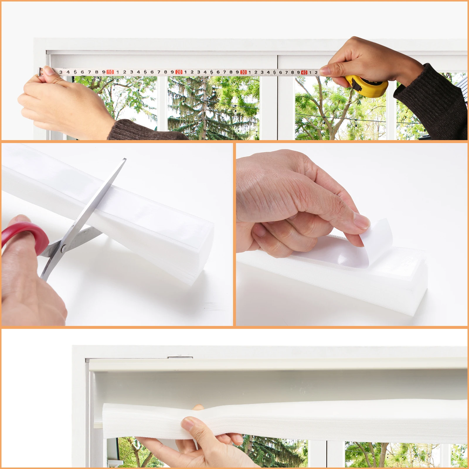Pleated Window Blinds Temporar - Linen Roller Blind recension och pris