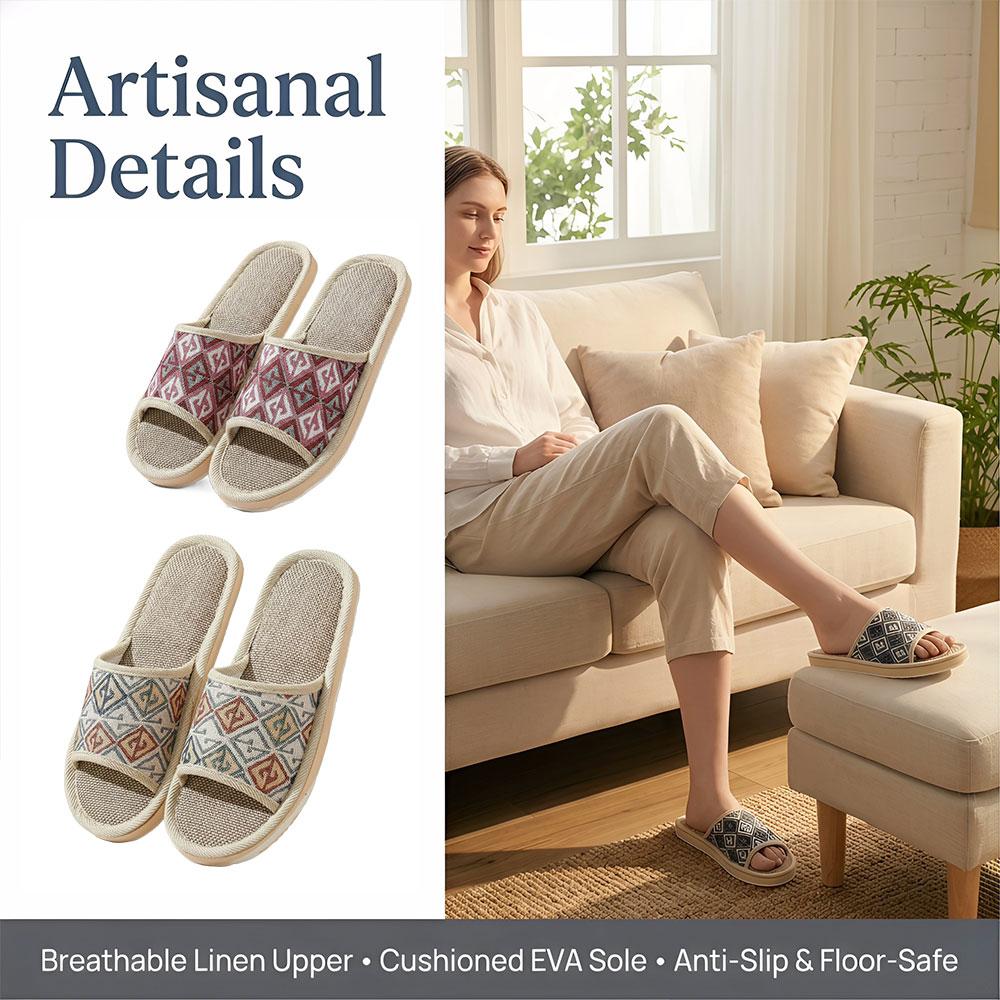 Four Seasons Linen Slippers Co - Linen Roller Blind recension och pris