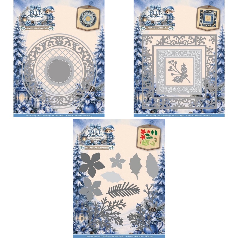 Blue Christmas Winter Serenity - Interior Design Paper recension och pris