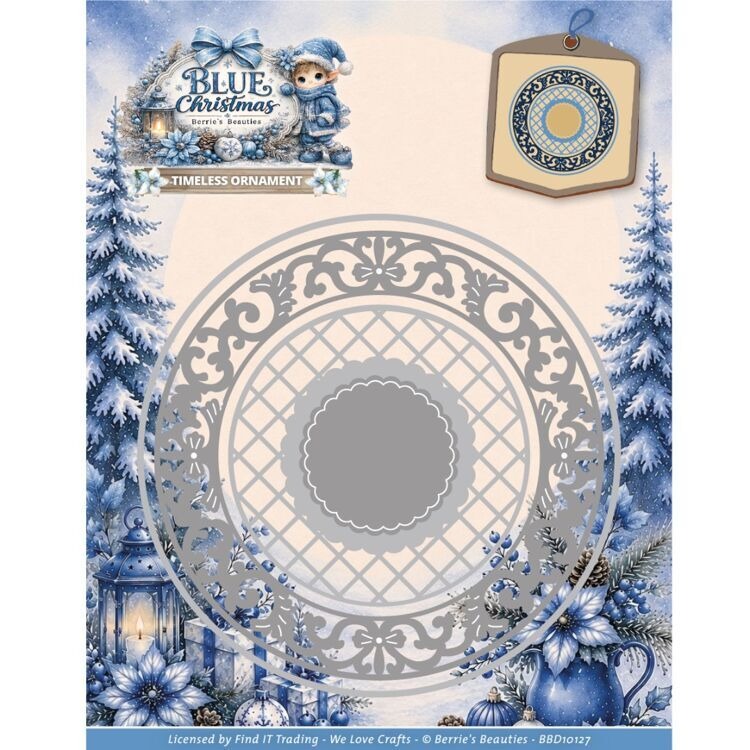 Blue Christmas Winter Serenity - Interior Design Paper recension och pris