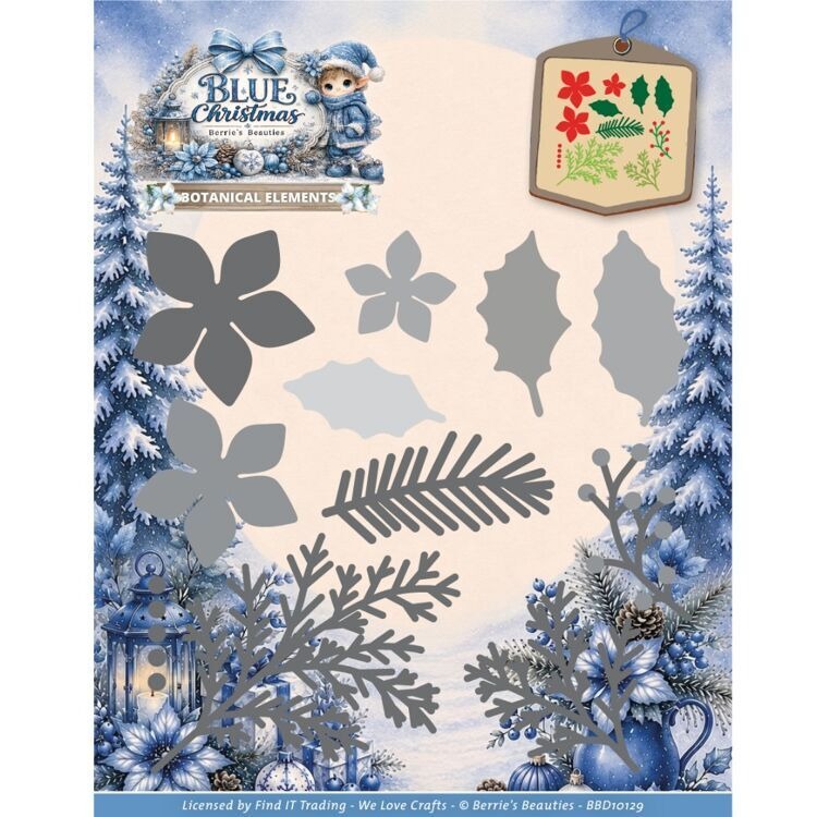 Blue Christmas Winter Serenity - Interior Design Paper recension och pris