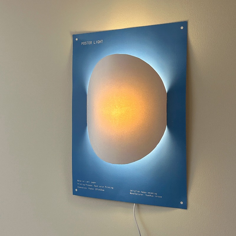 Simple Designer Paper Wall Lam - Interior Design Illustration recension och pris