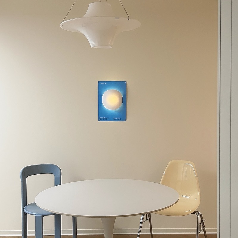 Simple Designer Paper Wall Lam - Interior Design Illustration recension och pris