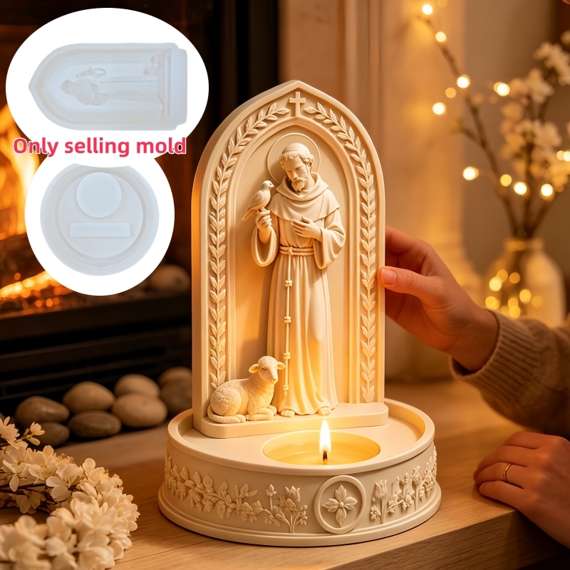 Jesus Shepherd Candle Cup Resi - Ceramic Candle Vessel recension och pris