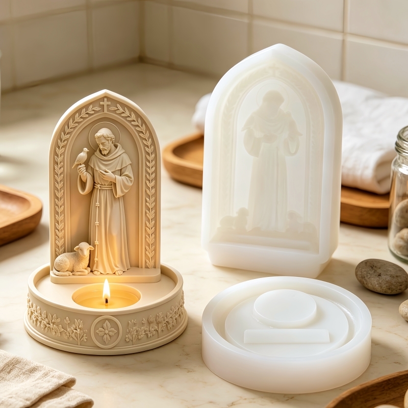 Jesus Shepherd Candle Cup Resi - Ceramic Candle Vessel recension och pris