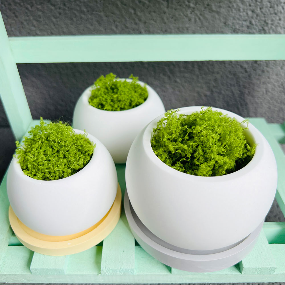 Spherical Flowerpot Silicone M - Ceramic Candle Vessel recension och pris