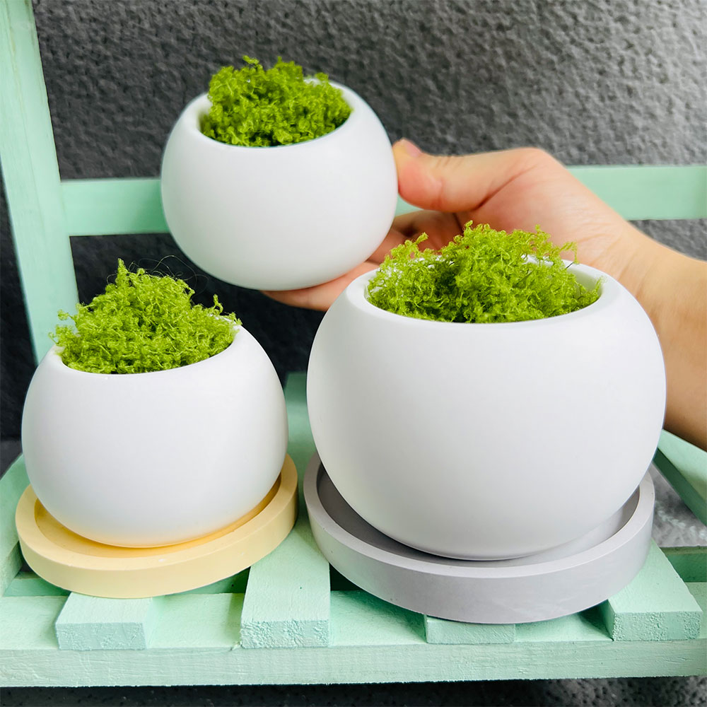 Spherical Flowerpot Silicone M - Ceramic Candle Vessel recension och pris