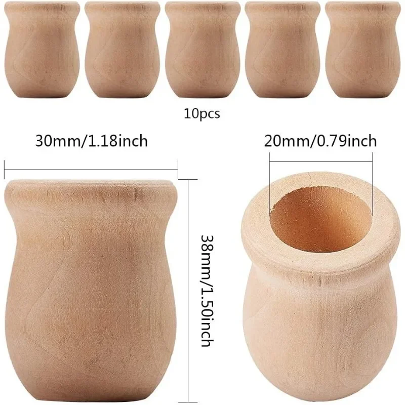 10 pcs 1.5 Inch 10pcs Unfinish - Ceramic Candle Vessel recension och pris
