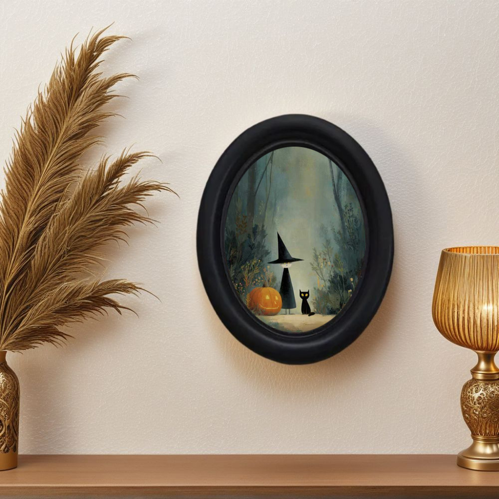 A 3D Vintage Halloween Witch a - Interior Design Paper recension och pris