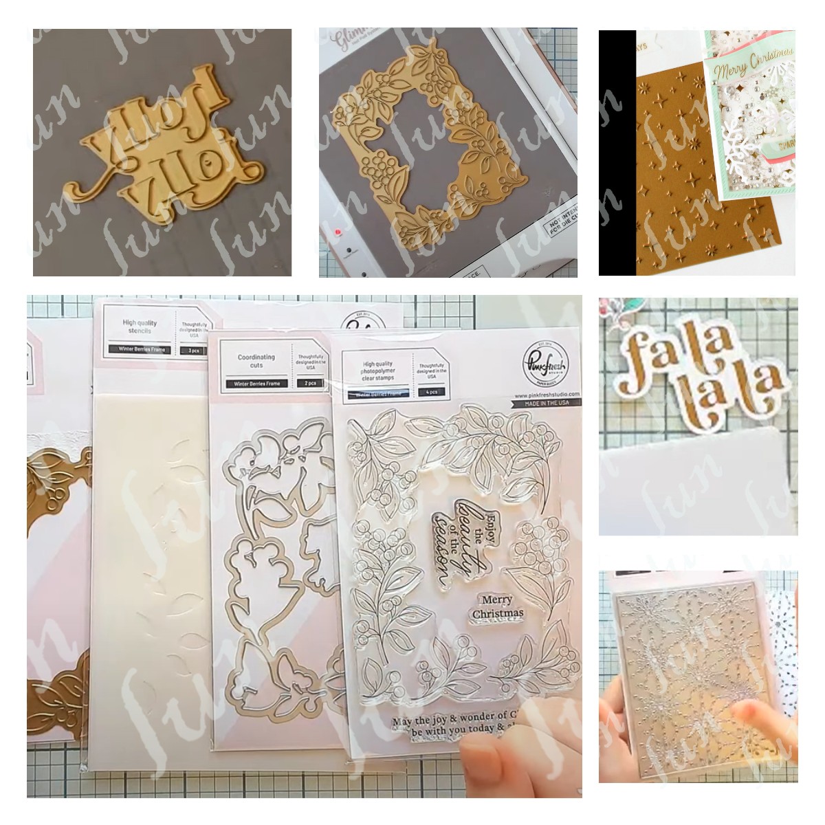 Christmas Holly Jolly Cut Die  - Interior Design Paper recension och pris