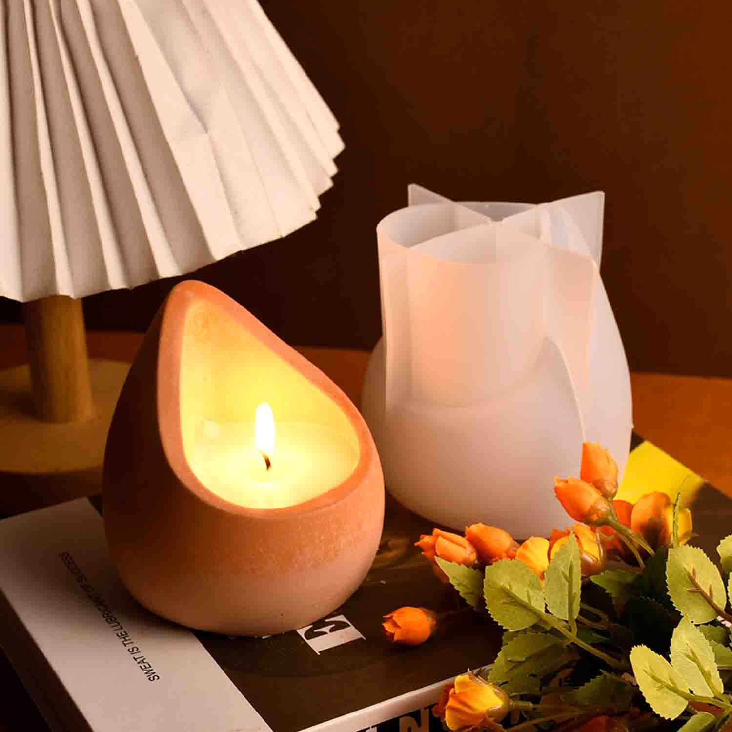 DIY epoxy resin mold water dro - Ceramic Candle Vessel recension och pris