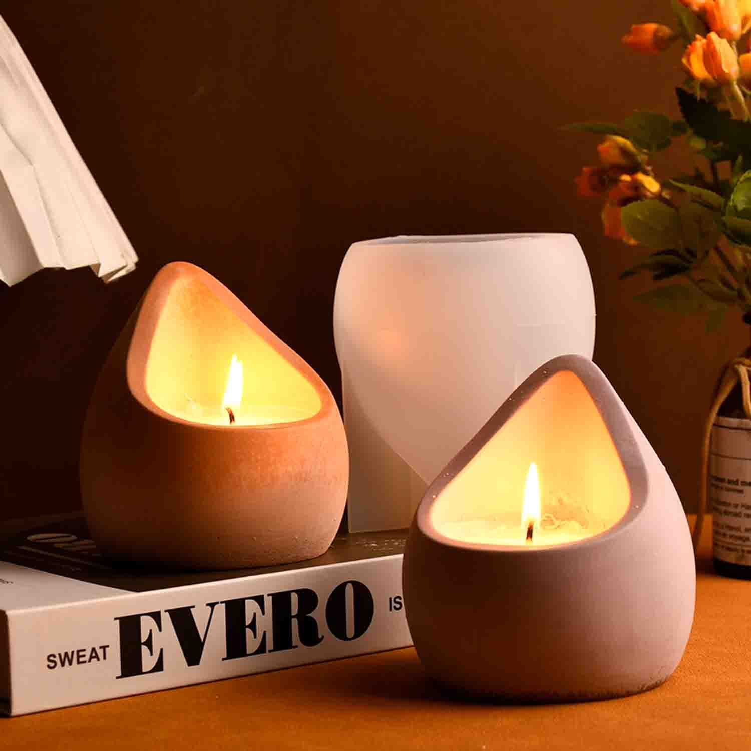 DIY epoxy resin mold water dro - Ceramic Candle Vessel recension och pris