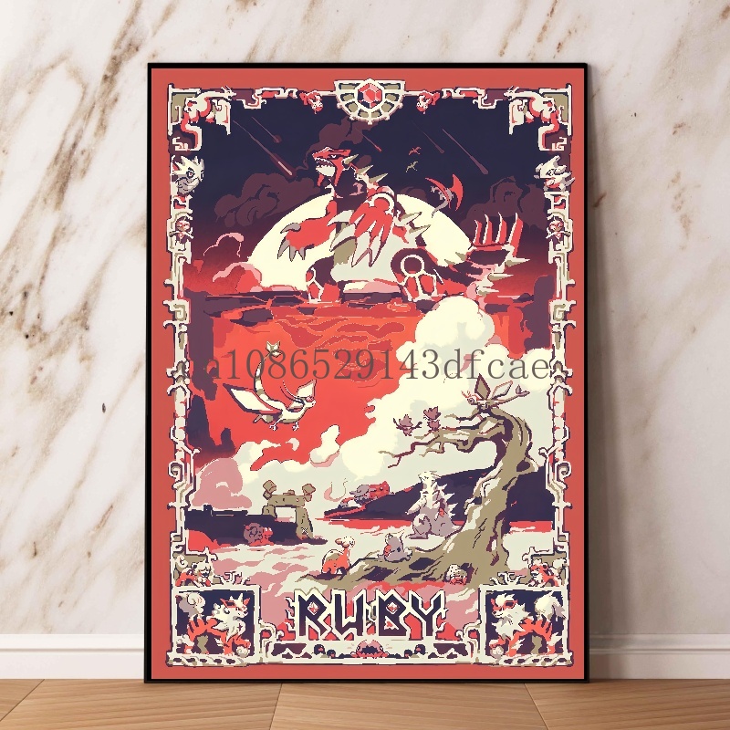 Pokemon Retro Cartoon Poster C - Interior Design Modern recension och pris