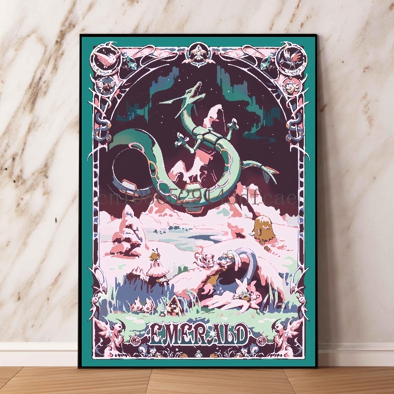 Pokemon Retro Cartoon Poster C - Interior Design Modern recension och pris