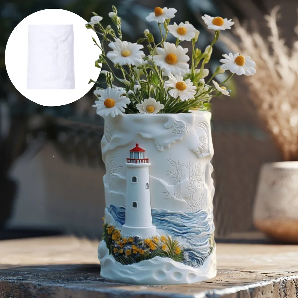 Mountain relief succulent plan - Ceramic Candle Vessel recension och pris
