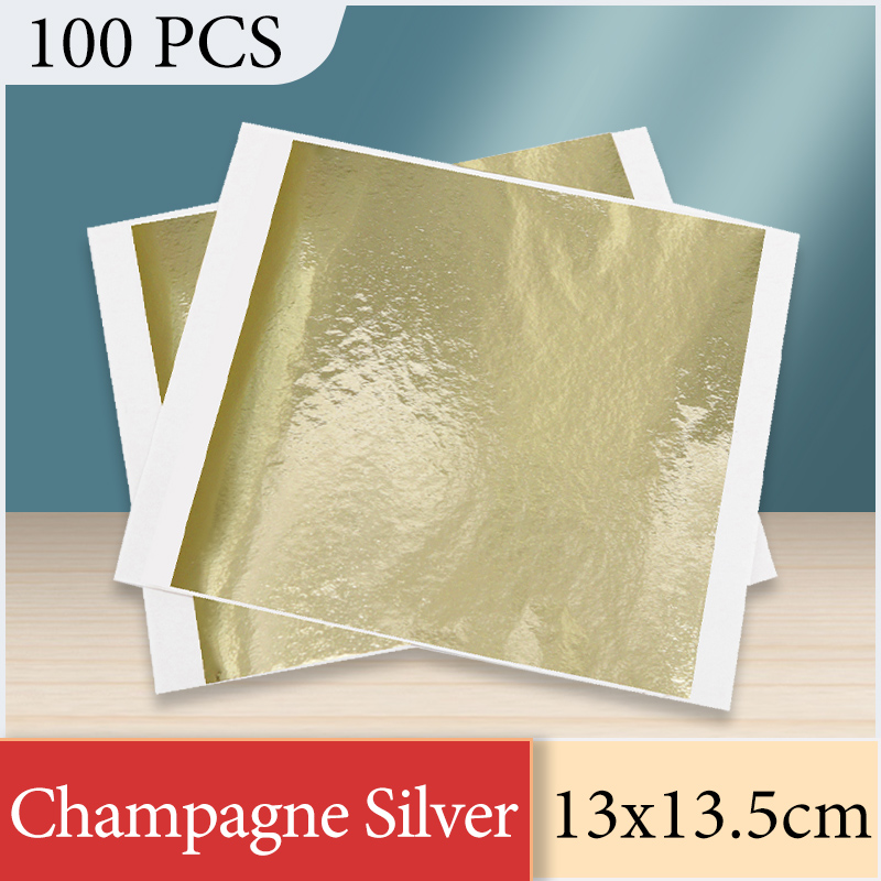 13x13.5cm Champagne Silver Foi - Interior Design Paper recension och pris
