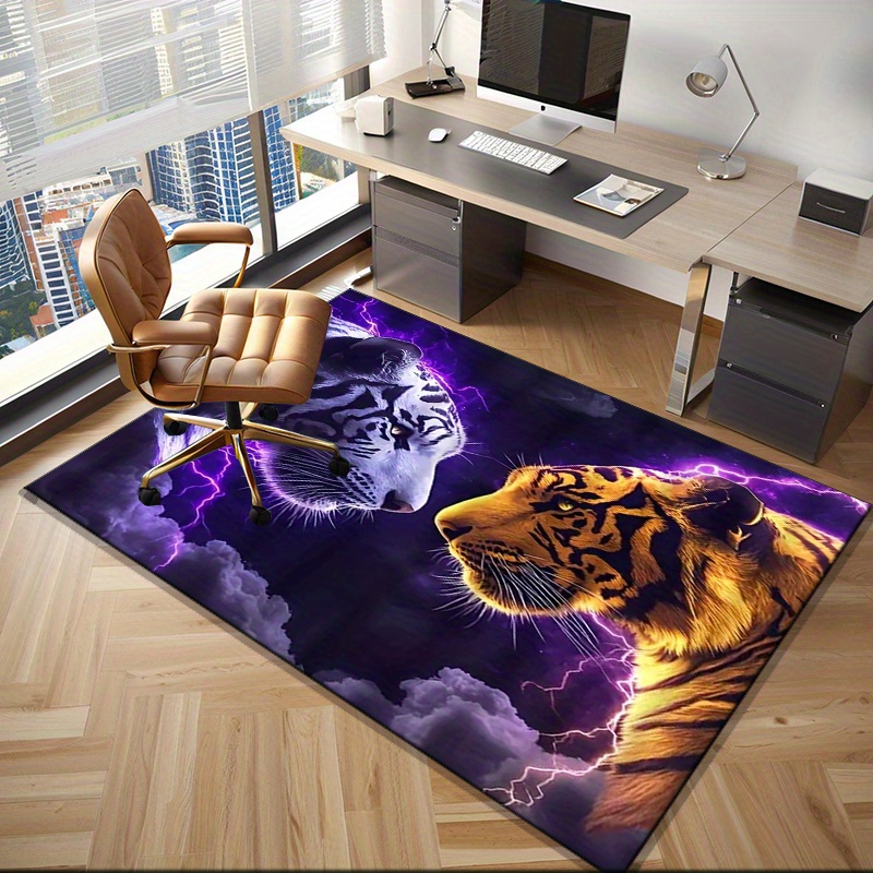 Tiger faces rug with electric  - Interior Design Your Room recension och pris