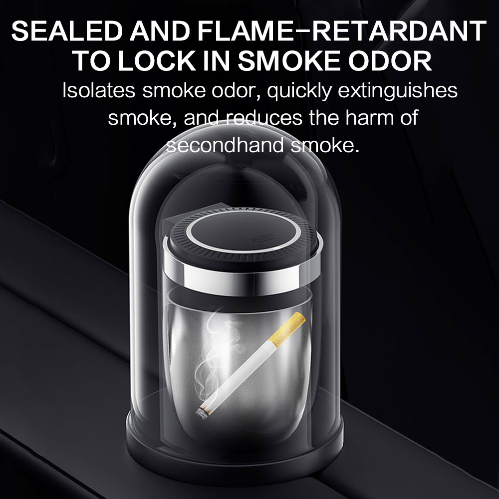 Car Ashtray With Led Light Smo - Interior Design Intern recension och pris