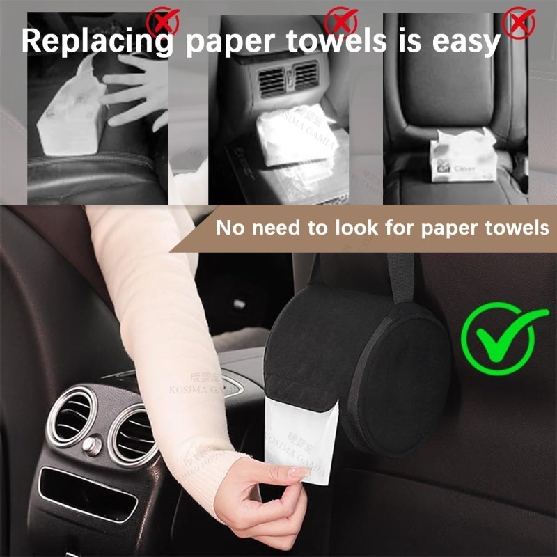 Portable Car Tissue Holder Han - Interior Design Paper recension och pris
