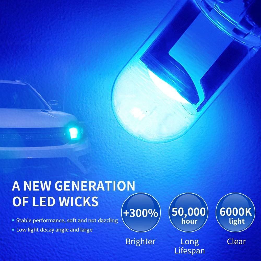 W5W Led T10 Car Light COB Glas - Interior Design Intern recension och pris