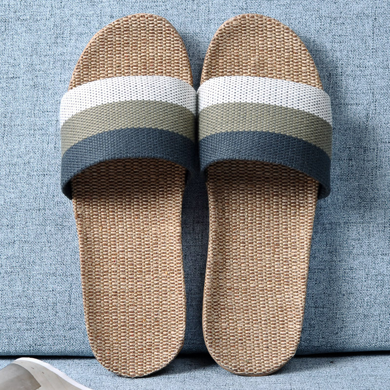 Men Multicolor Flax Slippers S - Linen Roller Blind recension och pris