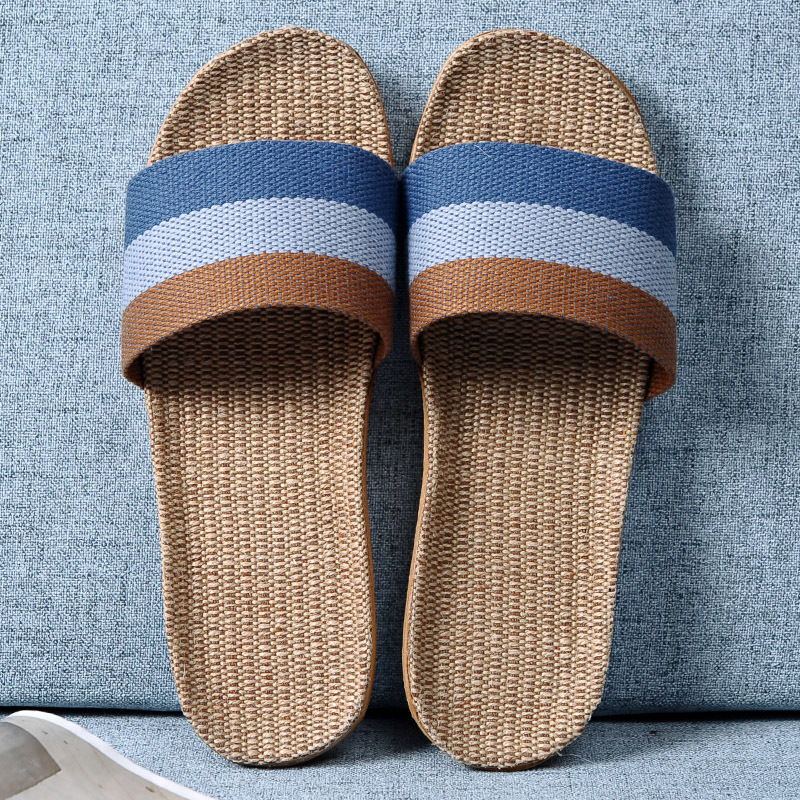 Men Multicolor Flax Slippers S - Linen Roller Blind recension och pris