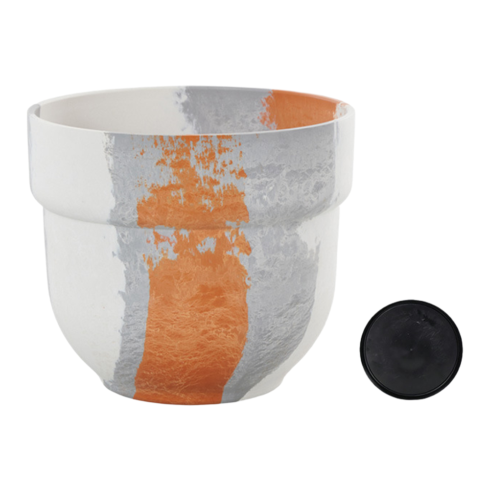 Cement Visual Effect Flower Po - Interior Design Language recension och pris
