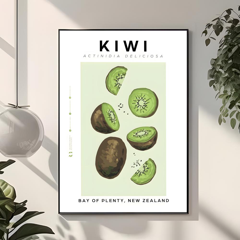 Vibrant Tropical Fresh K-Kiwi  - Interior Design Illustration recension och pris